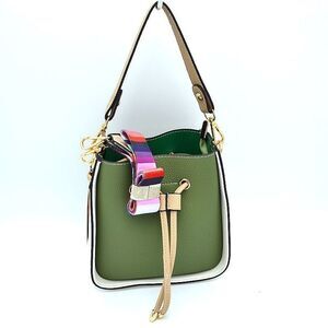 ✨HP*2✨2N1 Drawstring Single Handle Bucket Shoulder/Tote Bag with Pouch